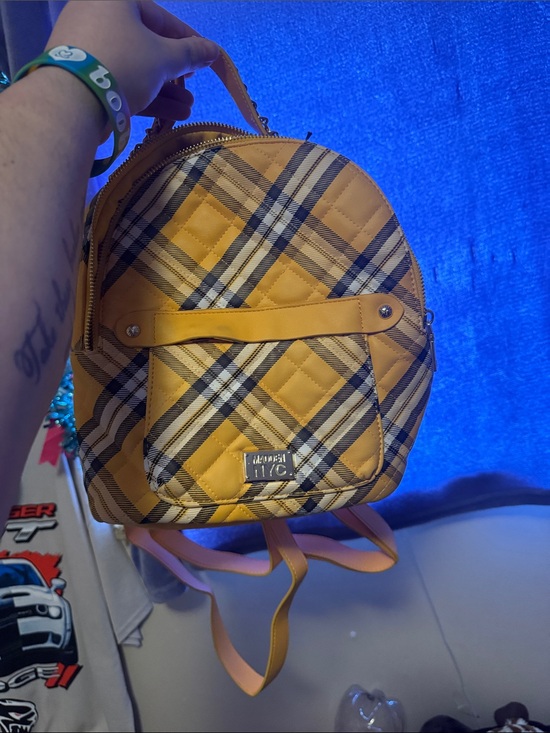 Steve Madden Handbags - Steve Madden plaid backpack new
